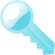blue key